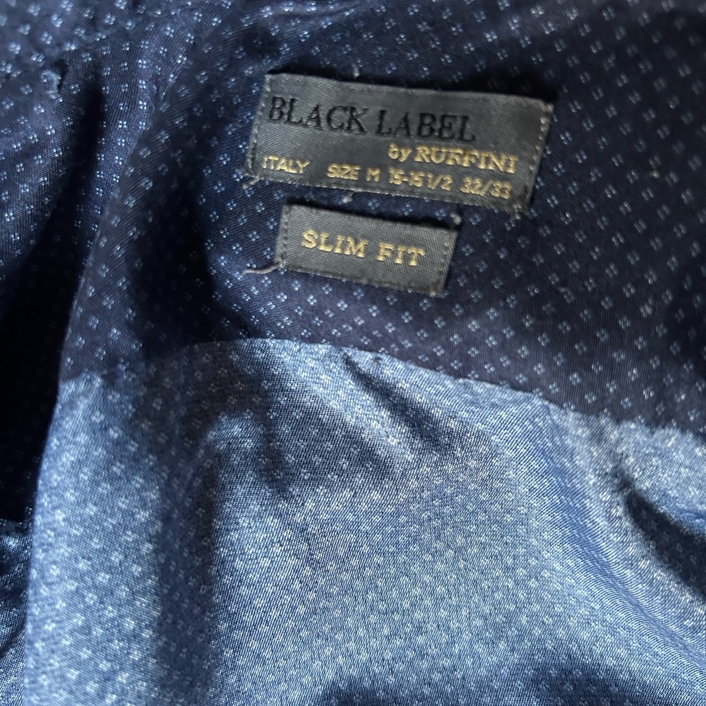 Black Label Navy Patterned Shirt